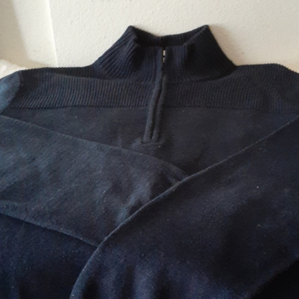 Blue Mens Cardigan